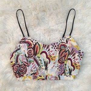 Astr Floral Crop Top
